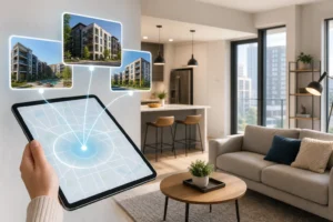 Blog header depicting RenteR utilizes a proprietary algorithm to find you the perfect apartment in Texas effortlessly