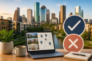 Blog header depicting RenteR utilizes a proprietary algorithm to find you the perfect apartment in Texas effortlessly