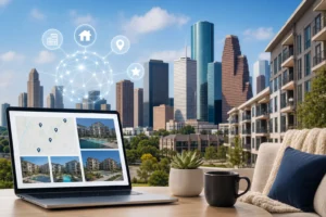 Blog header depicting RenteR utilizes a proprietary algorithm to find you the perfect apartment in Texas effortlessly